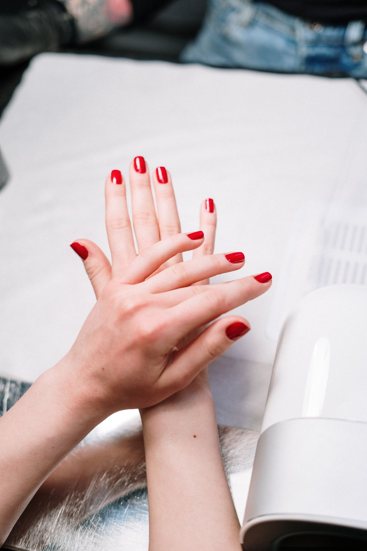 Gel design detail at Chic Nails Lounge